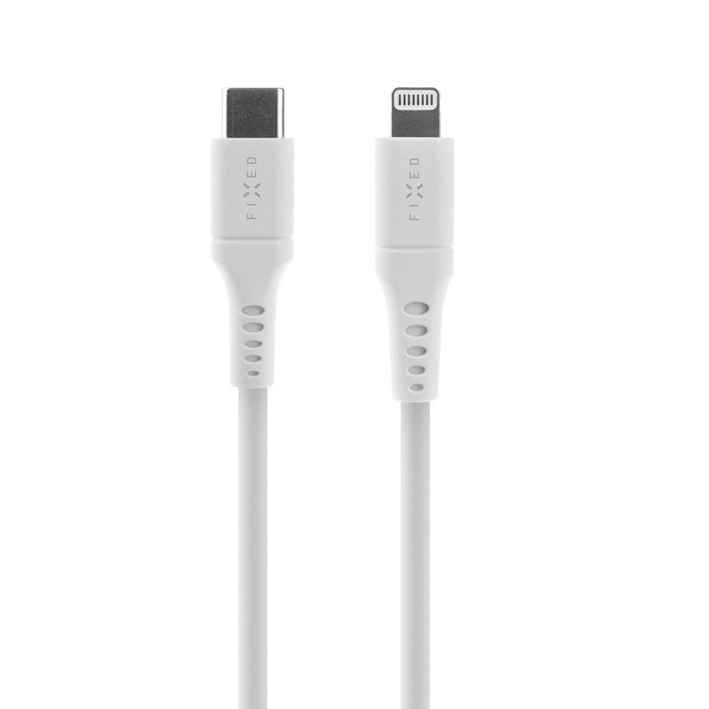 Fixed Liquid USB-C till Lightning Kabel 60W - 1.2m - Vit