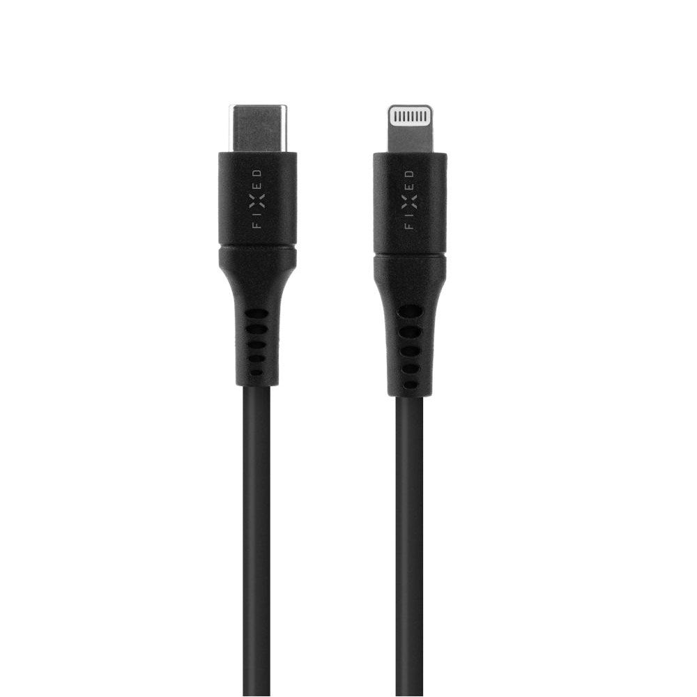 Fixed Liquid USB-C till Lightning Kabel 60W - 2m - Svart