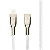 Fixed Metal USB-C till Lightning MFi PD Kabel 60W - 50cm - Svart