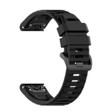 Fixed Universal Garmin 22mm Silikonrem m. QuickFit - Svart