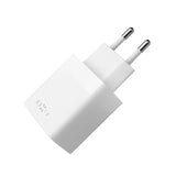 Fixed Väggladdare m. 2x USB-A 17W - Vit