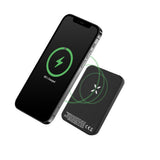 Fixed MagZen Wireless Magnetic PD 20W Power Bank 6.000 mAh - Svart