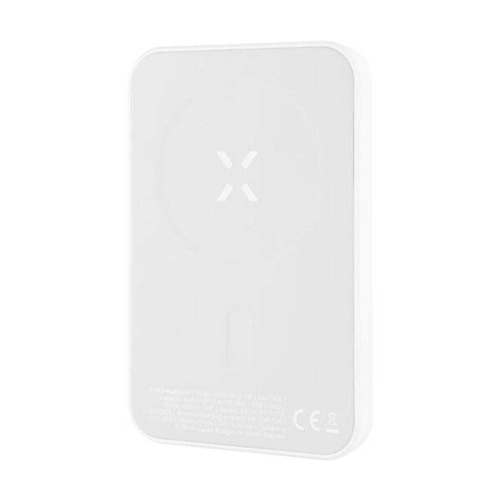 Fixed MagZen Wireless Magnetic PD 20W Power Bank 6.000 mAh - Vitt