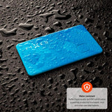 Fixed Tag Card - Bluetooth GPS Tracker - Apple Find My Compatible - Blå