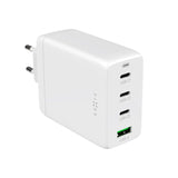 Fixed GaN 100W Väggladdare m. 3x USB-C / 1x USB-A - Vit