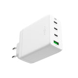 Fixed GaN 100W Väggladdare m. 3x USB-C / 1x USB-A - Vit