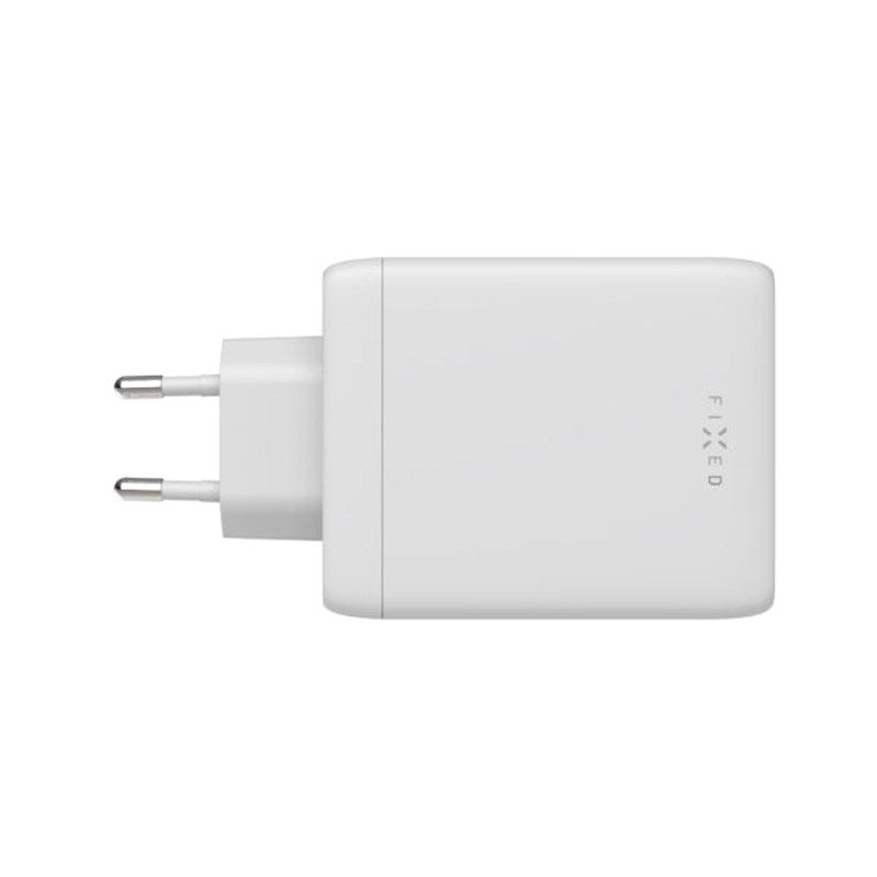 Fixed GaN 100W Väggladdare m. 3x USB-C / 1x USB-A - Vit