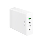 Fixed GaN Bordladdare 200W - 3x USB-C / 1x USB-A - Vit