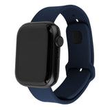 Fixed Apple Watch (42/44/SE/45/46/49mm) Sporty Wide  Silikonremset - Blå