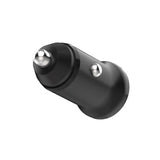 Fixed Mini Billaddare 2x USB-A / 1x Lightning Kabel 15W - 1m - Svart