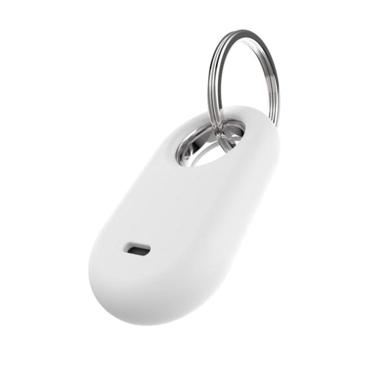 Fixed Silky Silikon Skal för Samsung Galaxy SmartTag 2 - Vit
