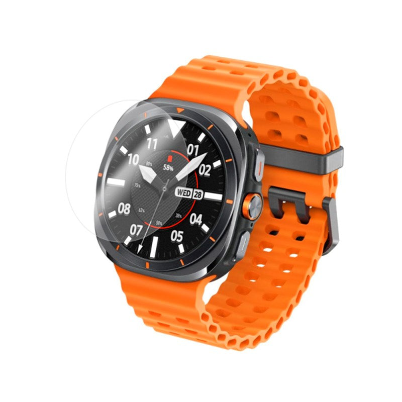 Samsung Galaxy Watch Ultra (47mm) Fixed Härdat Skyddsglas - 2 st - Genomskinlig