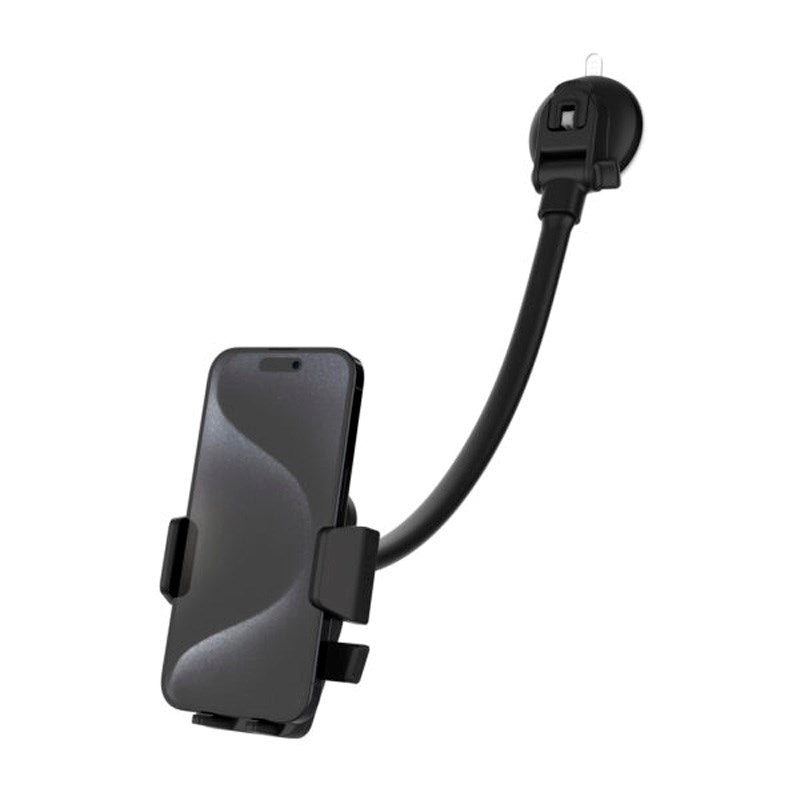Fixed Iconiq Flex XL (Max Mobilbredd: 5,3 - 8,3 cm) Hållare för Instrumentbräda/ Vindruta – Svart