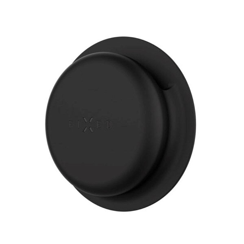 Fixed Silikon Sticker Skal till Apple AirTag - 2 st - Svart