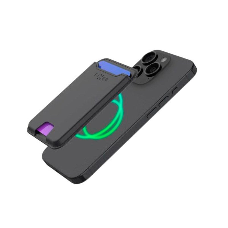 Fixed Mag Wallet Tracker - Korthållare med Apple Find My - MagSafe Kompatibel - Svart