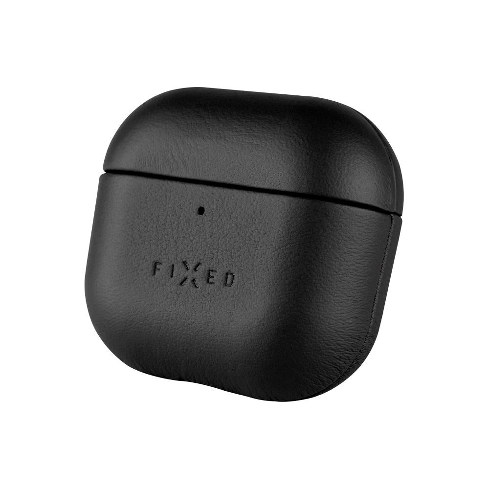 Fixed Apple AirPods (4. gen.) Äkta Läder Fodral - Svart