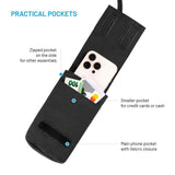 Fixed Mobilväska med Ficka (100 x 178 mm) - Svart