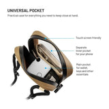 Fast Vattentätt Fodral för Mobil (Maxmått: 95 x 186 mm) - Beige / Genomskinlig