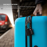 Fixed GPS & Bluetooth-Spårare - TSA-Godkänt Hänglås - Apple Find My Kompatibel - Svart