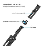 Fixed Creator Tripod för Mobilt Stativ - 190 cm - Svart