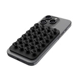 Fixed MagMate Mobilhållare - Silikon Sugkopp - MagSafe Kompatibel - Svart