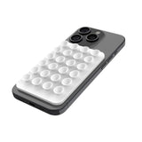 Fixed MagMate Mobilhållare - Silikon Sugkopp - MagSafe Kompatibel - Vit