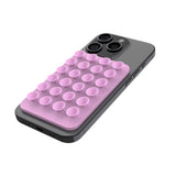 Fixed MagMate Mobilhållare - Silikon Sugkopp - MagSafe Kompatibel - Rosa