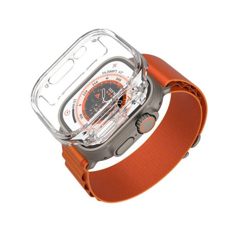 Apple Watch Ultra 3 / 2 / 1 (49 mm) Fixed Fodral med Inbyggt Skärmskydd - Genomskinlig