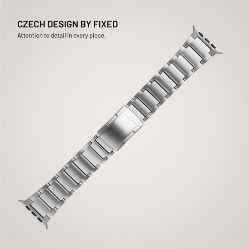 Fixed Apple Watch (42/44/SE/45/46/49) Titanium Rem - Grå