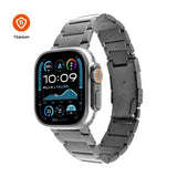 Fixed Apple Watch (42/44/SE/45/46/49) Titanium Rem - Grå