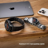 Fixed Universal Garmin 26mm QuickFit Titanium Rem - Svart