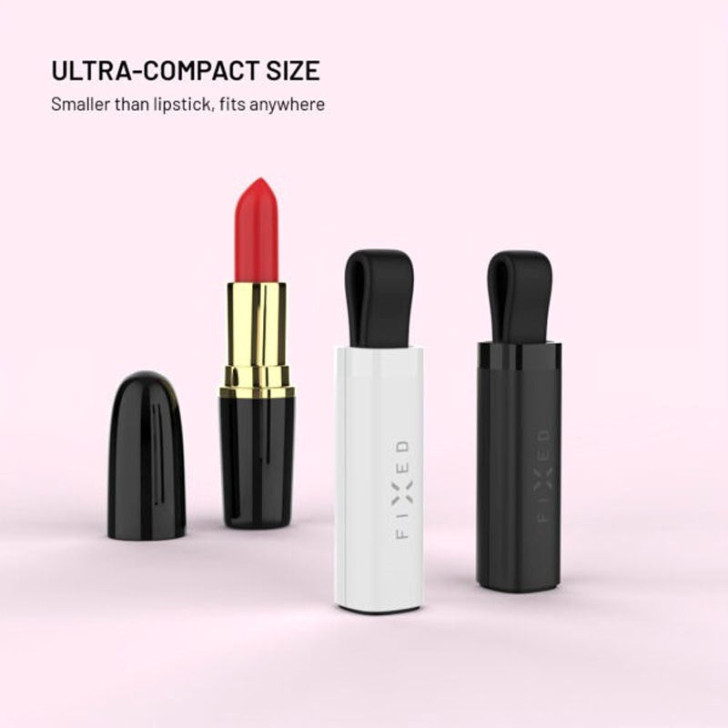 Fixed Spårningsenhet med USB-C-Laddning - Apple Find My Kompatibel - Vit