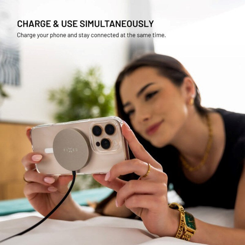 Fast MagPad 15W Trådlös Laddare - MagSafe / Qi2 Kompatibel - Titanium