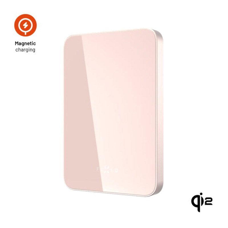 Fast MagZen Qi2 Trådlös Powerbank 5 000 mAh - Rosa