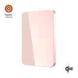 Fast MagZen Qi2 Trådlös Powerbank 5 000 mAh - Rosa