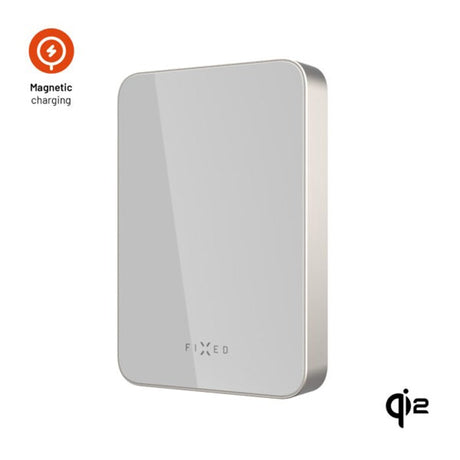 Fast MagZen Qi2 Trådlös Powerbank 10 000 mAh - Grå