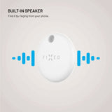 Fixed Tag Dual - Bluetooth GPS-Spårare - Kompatibel med Apple Find My / Find Hub - Vit