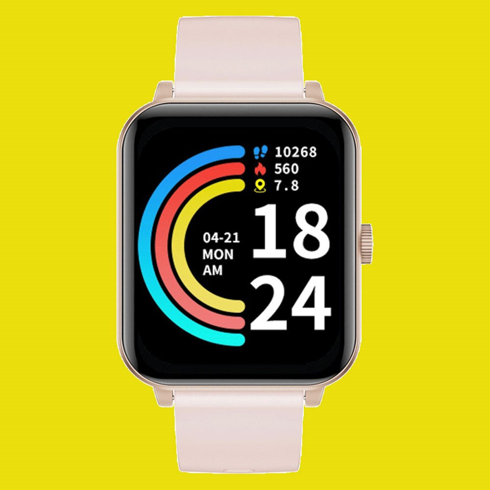 Niceboy WATCH Lite 4 - Smartklocka med Hälsospårning & Samtalsfunktion - Rose Gold