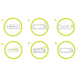 iPhone 16e / 14 / 13 / 13 Pro Mobile Origin Skyddsglas - Case Friendly - 2-Pack - Transparent