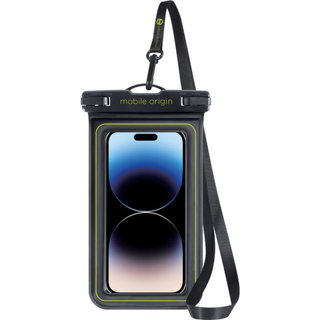 Mobile Origin Waterproof Floating Case 6.8" - Svart/Grön