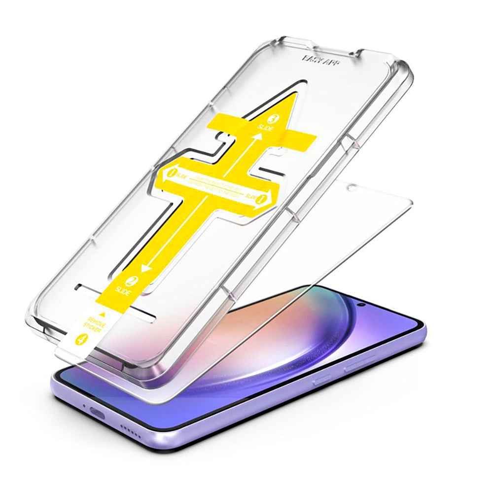 Samsung Galaxy A55 (5G) Mobile Origin Skyddsglas - Case Friendly - Transparent