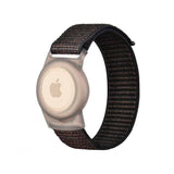 Apple Airtag Nylon Skyddsfodral m. Rem - Svart