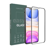 iPhone 11 / XR Mobile Origin EasyGlass Skärmskydd - Genomskinlig / Svart Kant