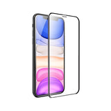 iPhone 11 / XR Mobile Origin EasyGlass Skärmskydd - Genomskinlig / Svart Kant