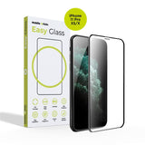iPhone 11 Pro / Xs / X Mobile Origin EasyGlass Skärmskydd - Genomskinlig / Svart Kant