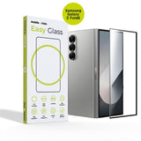 Samsung Galaxy Z Fold6 Mobile Origin EasyGlass Skärmskydd - Genomskinlig / Svart Kant