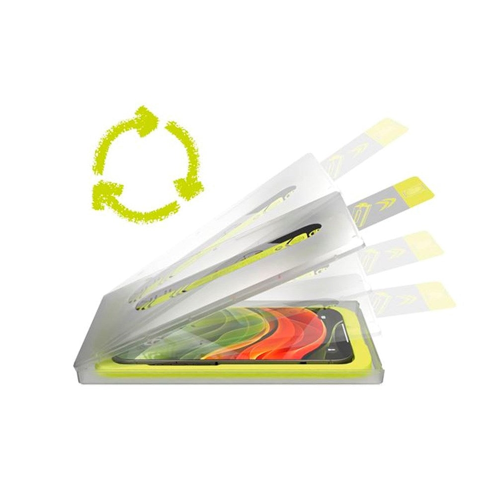 Mobile Origin Screen Protector - Tempered Glass med Svart Kant - 2 stk. - iPhone 16 Plus