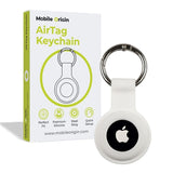 Mobile Origin AirTag 1. & 2. Gen. Nyckelring - Vit