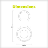 Mobile Origin AirTag Nyckelring - Lila