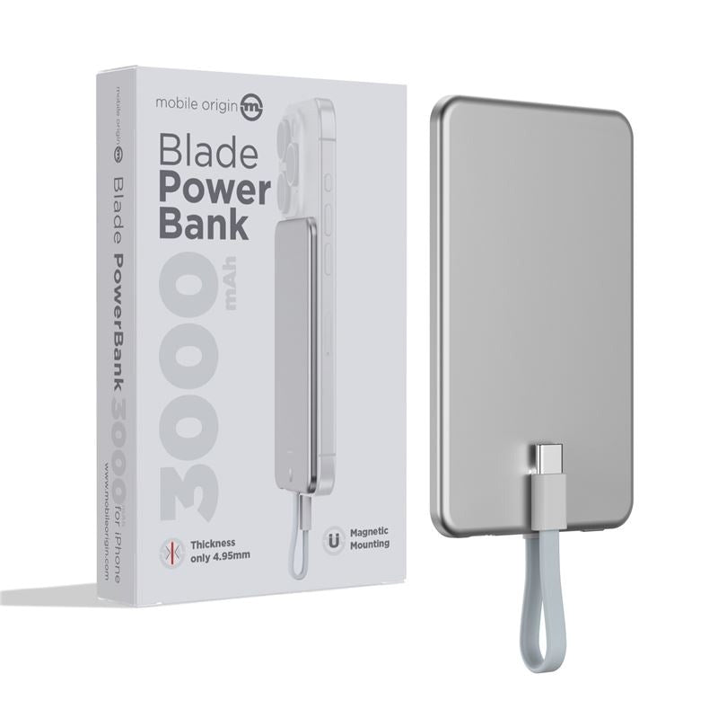 Mobile Origin Blade PowerBank 3000mAh - Silver